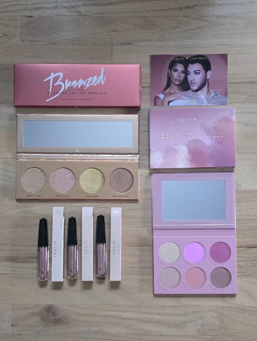 BNIB, Rare, HTF, Laura Lee Los Angeles X Manny MUA (Lunar Beauty) Bundle!